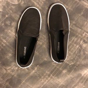 Black slip ons